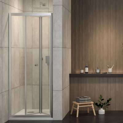Porta Doccia Soffietto Bluma PS101 Cristallo 5 millimetri Chrome Ix Box Shower