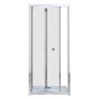 Porta Doccia Soffietto Bluma PS101 Cristallo 5 millimetri Chrome Ix Box Shower 