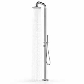 Colonna Doccia Sunny da esterno a Pavimento Acciaio Inox Spazzolato Outdoor