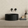 Lavabo D’Appoggio In Acciaio Inox Modello Nex Tondo Rigato