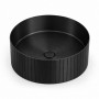 Lavabo D’Appoggio In Acciaio Inox Modello Nex Tondo Rigato
