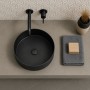 Lavabo D'appoggio In Acciaio Inox Oxen Tondo Elegante E Pratico