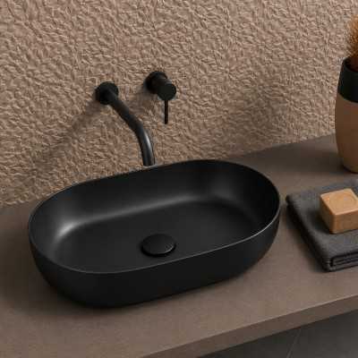 Lavabo D'Appoggio In Acciaio Inox Modello Stark Elegante E Moderno