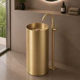 Lavabo Free Standing In Acciaio Inox Thronox Per Un Design Moderno