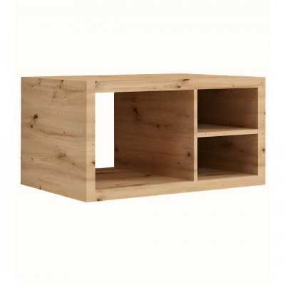 Base portalabo a giorno Variant finitura rovere nobilitato con top per lavabo