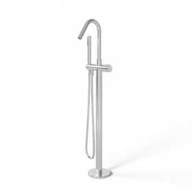 Dublino Gruppo Vasca a Pavimento Free Standing Ottone cromato Lucido