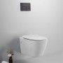 Vaso Ceramica Sospeso Scarico a Parete Bianco Lucido Jump
