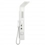 Ix Box Shower Colonna Doccia Attrezzata Botero In Alluminio Bianco Opaco