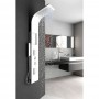 Ix Box Shower Colonna Doccia Attrezzata Botero In Alluminio Bianco Opaco