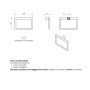 Porta salviette asciugamani ad anello Panarea in ottone oro satinato cm 23 per bidet