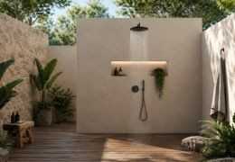 Zona doccia outdoor: come progettarla?